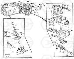 59804 Engine support and flywheel housing A30C VOLVO BM VOLVO BM A30C SER NO - 2320/- 2275, USA, Volvo Construction Equipment