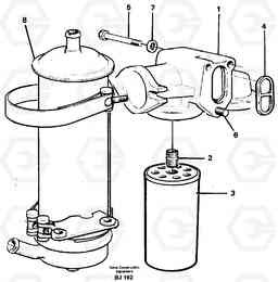 27942 Oil filter A30C VOLVO BM VOLVO BM A30C SER NO - 2320/- 2275, USA, Volvo Construction Equipment