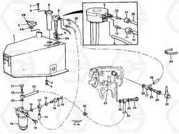 66689 Fuel tank, fuel pipes A30C VOLVO BM VOLVO BM A30C SER NO - 2320/- 2275, USA, Volvo Construction Equipment