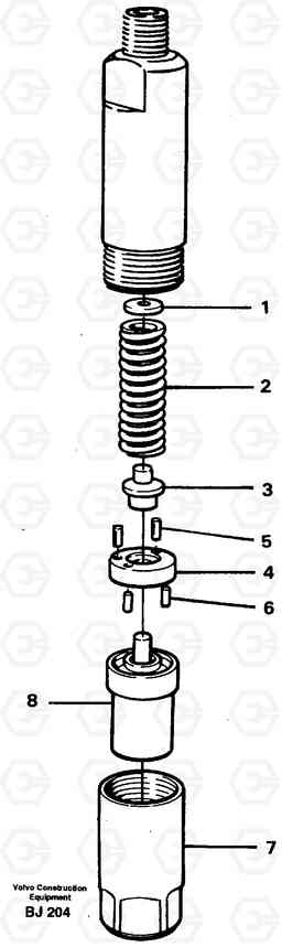 63358 Injector A30C VOLVO BM VOLVO BM A30C SER NO - 2320/- 2275, USA, Volvo Construction Equipment