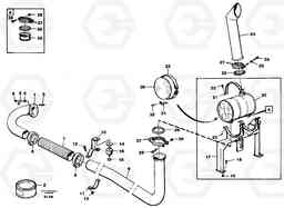 87868 Exhaust system, silencer A30C VOLVO BM VOLVO BM A30C SER NO - 2320/- 2275, USA, Volvo Construction Equipment