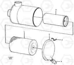 11246 Air filter A30C VOLVO BM VOLVO BM A30C SER NO - 2320/- 2275, USA, Volvo Construction Equipment