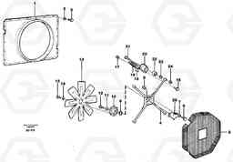 78058 Fan and fan shroud A30C VOLVO BM VOLVO BM A30C SER NO - 2320/- 2275, USA, Volvo Construction Equipment