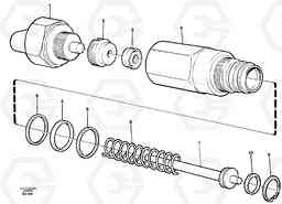 59381 Pressure sensor A30C VOLVO BM VOLVO BM A30C SER NO - 2320/- 2275, USA, Volvo Construction Equipment