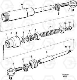 51336 Drag rod A30C VOLVO BM VOLVO BM A30C SER NO - 2320/- 2275, USA, Volvo Construction Equipment