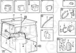 54292 Cable harnesses, cab A30C VOLVO BM VOLVO BM A30C SER NO - 2320/- 2275, USA, Volvo Construction Equipment