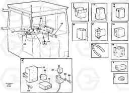 54294 Cable harnesses, cab A30C VOLVO BM VOLVO BM A30C SER NO - 2320/- 2275, USA, Volvo Construction Equipment