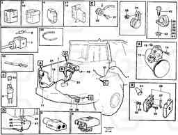 94883 Cable harnesses, front A30C VOLVO BM VOLVO BM A30C SER NO - 2320/- 2275, USA, Volvo Construction Equipment