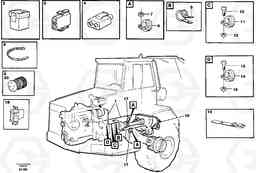 54297 Cable harnesses, front A30C VOLVO BM VOLVO BM A30C SER NO - 2320/- 2275, USA, Volvo Construction Equipment