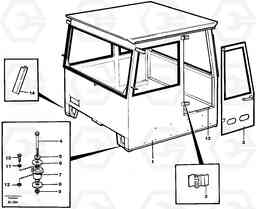 8127 Drivers cab A30C VOLVO BM VOLVO BM A30C SER NO - 2320/- 2275, USA, Volvo Construction Equipment