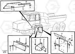 91294 Mudflap, motor unit A30C VOLVO BM VOLVO BM A30C SER NO - 2320/- 2275, USA, Volvo Construction Equipment