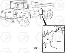 60973 Mudflap, load unit A30C VOLVO BM VOLVO BM A30C SER NO - 2320/- 2275, USA, Volvo Construction Equipment