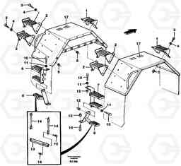 90211 Steps and ladder A30C VOLVO BM VOLVO BM A30C SER NO - 2320/- 2275, USA, Volvo Construction Equipment