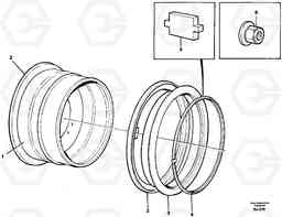 99553 Rim A30C VOLVO BM VOLVO BM A30C SER NO - 2320/- 2275, USA, Volvo Construction Equipment