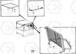 60978 Protecting roof, protective grating A30C VOLVO BM VOLVO BM A30C SER NO - 2320/- 2275, USA, Volvo Construction Equipment