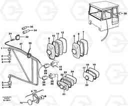 65392 Rear view mirror A30C VOLVO BM VOLVO BM A30C SER NO - 2320/- 2275, USA, Volvo Construction Equipment