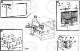 60984 Air distribution. Inlet and air return A30C VOLVO BM VOLVO BM A30C SER NO - 2320/- 2275, USA, Volvo Construction Equipment