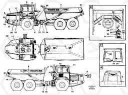 14355 Sign plates and decals A30C VOLVO BM VOLVO BM A30C SER NO - 2320/- 2275, USA, Volvo Construction Equipment