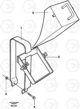 87151 Stop block for wheel A30C VOLVO BM VOLVO BM A30C SER NO - 2320/- 2275, USA, Volvo Construction Equipment