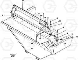53632 Extra front spillguard A30C VOLVO BM VOLVO BM A30C SER NO - 2320/- 2275, USA, Volvo Construction Equipment