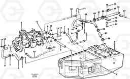 84421 Hydraulic system, motor unit A30C VOLVO BM VOLVO BM A30C SER NO - 2320/- 2275, USA, Volvo Construction Equipment