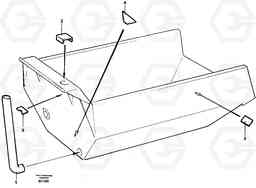 63918 Exhaust pipe A30C VOLVO BM VOLVO BM A30C SER NO - 2320/- 2275, USA, Volvo Construction Equipment