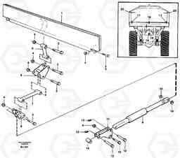 53627 Rear flap, mechanical A30C VOLVO BM VOLVO BM A30C SER NO - 2320/- 2275, USA, Volvo Construction Equipment