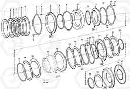 54618 Brakes, rear A35C VOLVO BM VOLVO BM A35C SER NO - 4620,, Volvo Construction Equipment