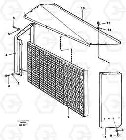40455 Radiator casing A35C VOLVO BM VOLVO BM A35C SER NO - 4620,, Volvo Construction Equipment