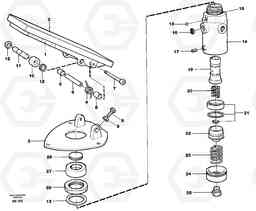 55538 Retarder pedal A35C VOLVO BM VOLVO BM A35C SER NO - 4620,, Volvo Construction Equipment