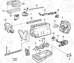 23845 Engine A35C VOLVO BM VOLVO BM A35C SER NO - 4620,, Volvo Construction Equipment