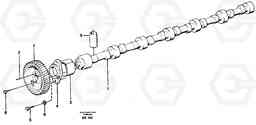56480 Camshaft A35C VOLVO BM VOLVO BM A35C SER NO - 4620,, Volvo Construction Equipment