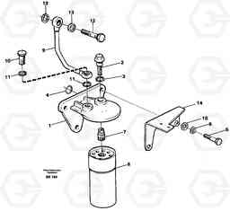 25106 Oil filter by pass A35C VOLVO BM VOLVO BM A35C SER NO - 4620,, Volvo Construction Equipment