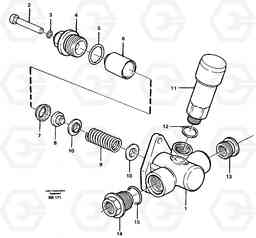 105716 Feed pump A35C VOLVO BM VOLVO BM A35C SER NO - 4620,, Volvo Construction Equipment