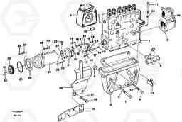 55519 Fuel injection pump with fitting parts A35C VOLVO BM VOLVO BM A35C SER NO - 4620,, Volvo Construction Equipment