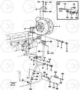 67773 Turbocharger with fitting parts A35C VOLVO BM VOLVO BM A35C SER NO - 4620,, Volvo Construction Equipment