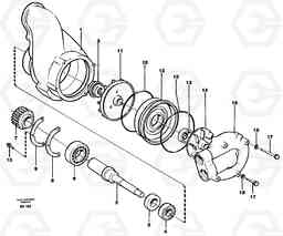 25390 Water pump A35C VOLVO BM VOLVO BM A35C SER NO - 4620,, Volvo Construction Equipment