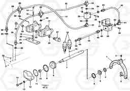 60427 Control for high and low gear A35C VOLVO BM VOLVO BM A35C SER NO - 4620,, Volvo Construction Equipment