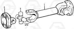 19715 Propeller shaft A35C VOLVO BM VOLVO BM A35C SER NO - 4620,, Volvo Construction Equipment