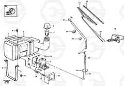 55526 Windscreen washer and wiper A35C VOLVO BM VOLVO BM A35C SER NO - 4620,, Volvo Construction Equipment