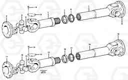 60428 Propeller shaft A35C VOLVO BM VOLVO BM A35C SER NO - 4620,, Volvo Construction Equipment