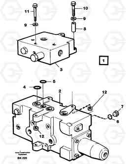 44322 Steering unit A35C VOLVO BM VOLVO BM A35C SER NO - 4620,, Volvo Construction Equipment