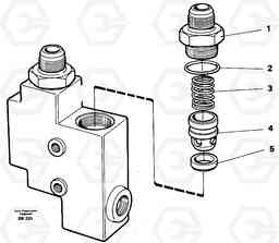 10691 Check valve A35C VOLVO BM VOLVO BM A35C SER NO - 4620,, Volvo Construction Equipment