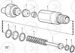 55548 Pressure sensor A35C VOLVO BM VOLVO BM A35C SER NO - 4620,, Volvo Construction Equipment