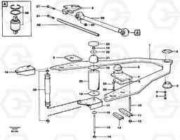 11154 Front axle suspension A35C VOLVO BM VOLVO BM A35C SER NO - 4620,, Volvo Construction Equipment