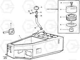 87108 Hydraulic oil tank, with fitting parts A35C VOLVO BM VOLVO BM A35C SER NO - 4620,, Volvo Construction Equipment