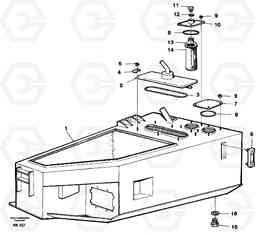 77928 Hydraulic oil tank A35C VOLVO BM VOLVO BM A35C SER NO - 4620,, Volvo Construction Equipment