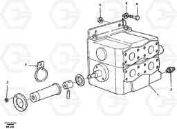 12892 Tip valve with fitting parts A35C VOLVO BM VOLVO BM A35C SER NO - 4620,, Volvo Construction Equipment