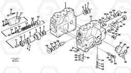 64436 Valve section A35C VOLVO BM VOLVO BM A35C SER NO - 4620,, Volvo Construction Equipment