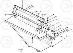 55565 Extra front spillguard A35C VOLVO BM VOLVO BM A35C SER NO - 4620,, Volvo Construction Equipment